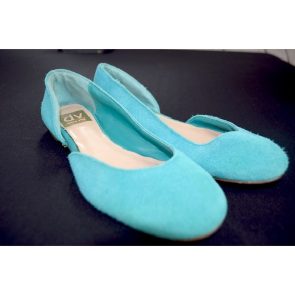 Dv By Dolce Vita Shoes Dv By Dolce Vita Laci Suede Ballet Flats Teal Sz 6 Poshmark